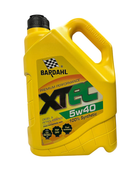 Bardahl Technos XFS C3 5W40 Motoröl – 1 Liter, 100% Synthetisch, Für Diesel & Benziner