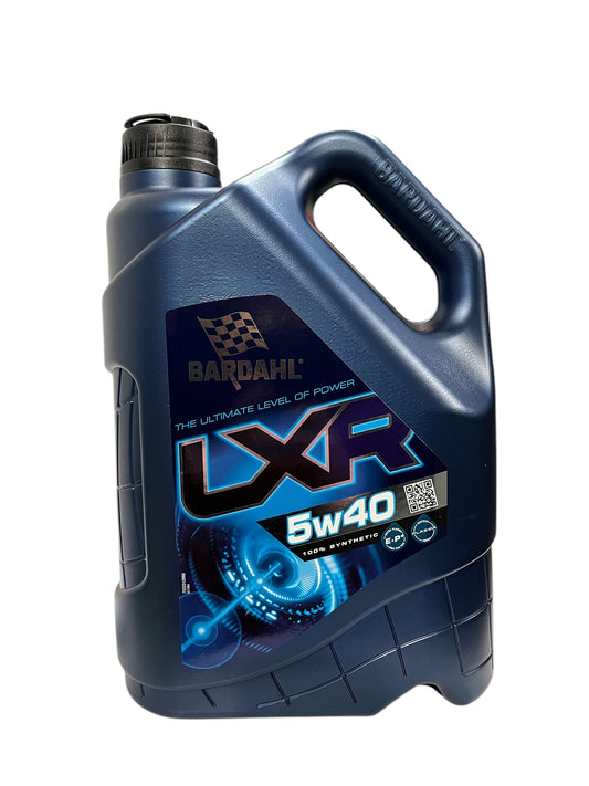 Bardahl Plasma LXR High Performance Engine Oil 5W40 5L 33123